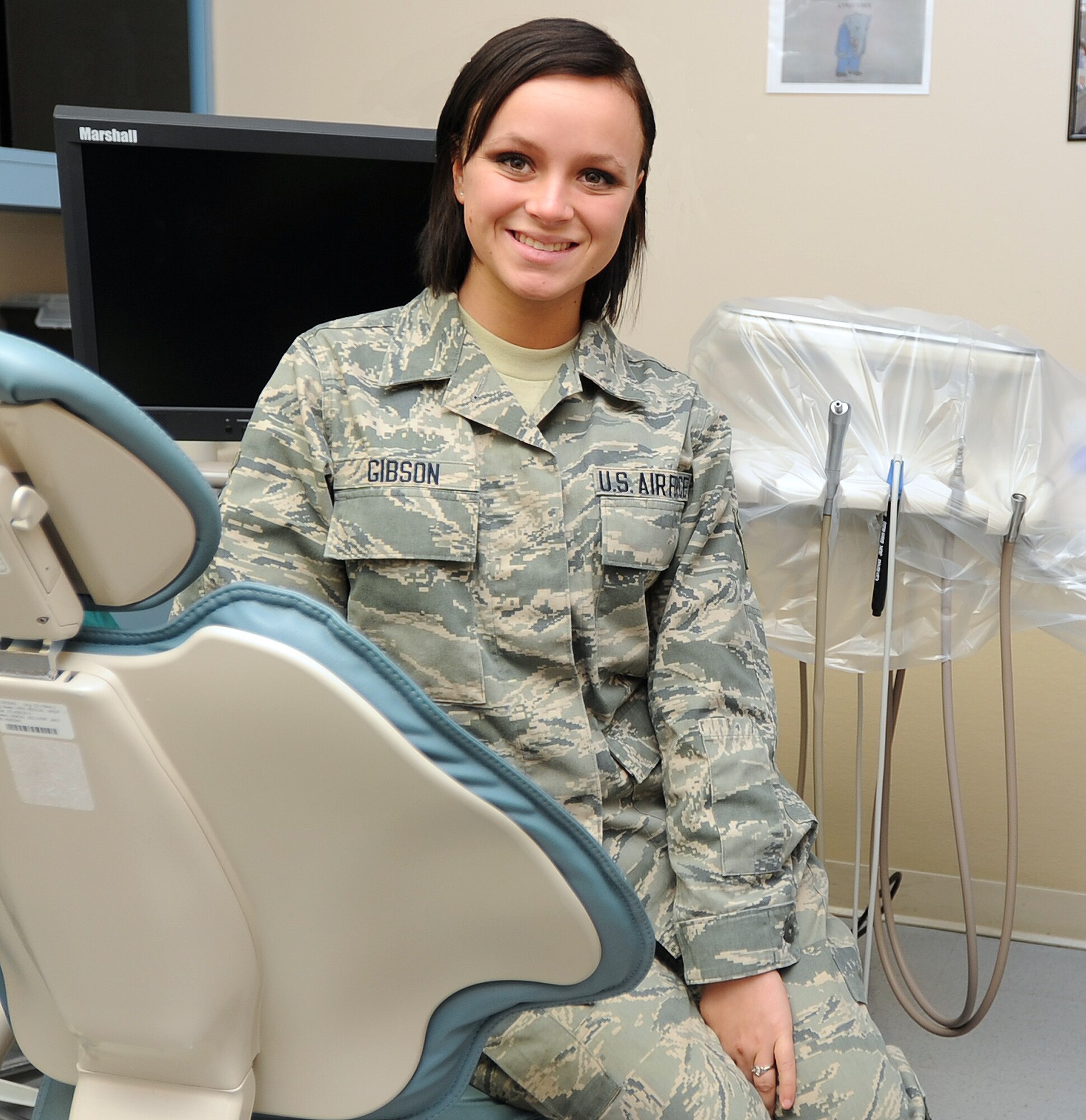 “My New Year’s resolution is to quit smoking," said Airman Amanda Gibson, 1st Special Operations Dental Squadron dental technician. (U.S. Air Force photo/Senior Airman Kentavist P. Brackin) 