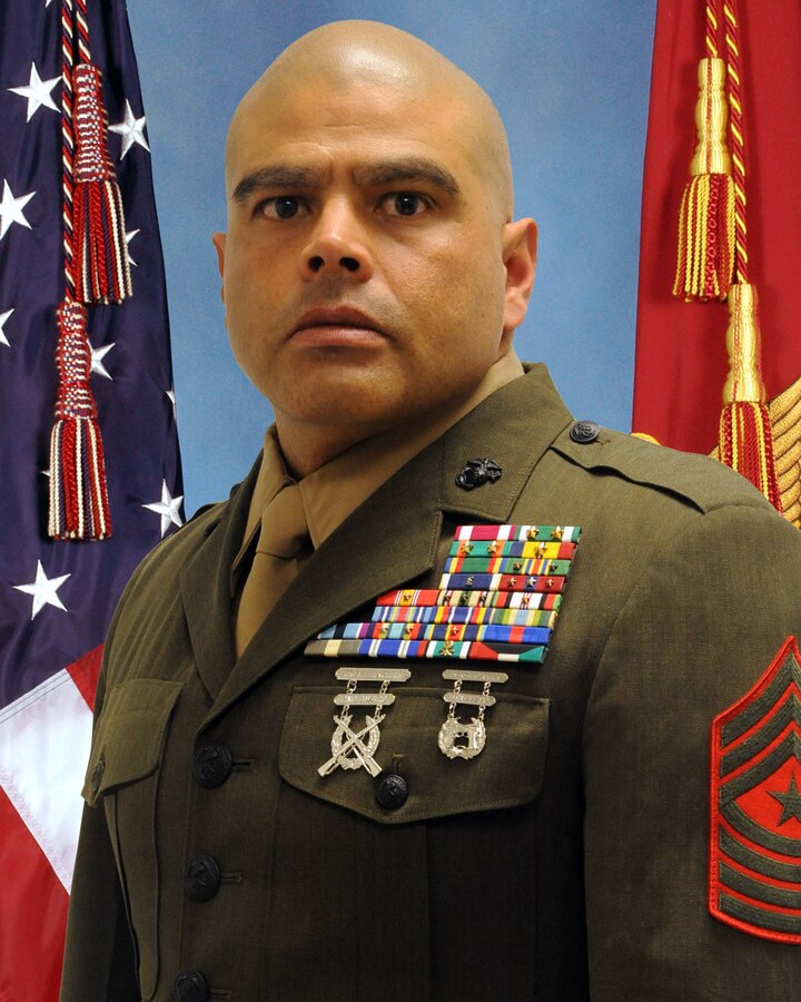 Sergeant Major Leo Varos, 8th Marine Corps District