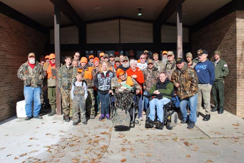 24th Annual Lake Shelbyville Deer Hunt for Individuals with Disabilities, Nov. 24, 2013. The crew of 24 harvested a total of 12 deer. The hunters and volunteers enjoyed a lot of good food, company... and cold weather!