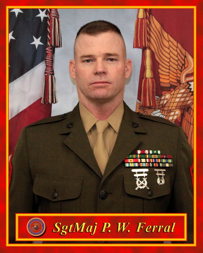 SgtMaj Ferral was born on 21 August 1967, at Fort Meade Maryland. 