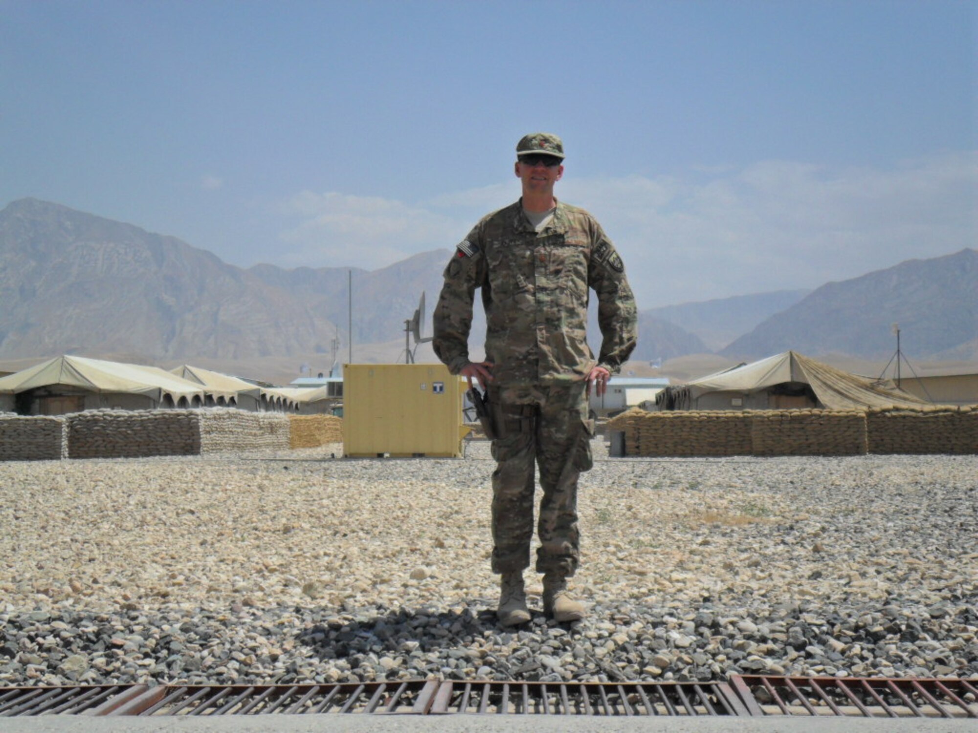 Maj. Doug Kaupa, a 1995 Academy grad and astronautics instructor here  deployed to Afghanistan in 2013. While there, he distributed star charts and space images to 250 Afghan children through Discover the Universe, a program educating them on the planets, stars and constellations that dress the night sky. (U.S. Air Force Photo/Maj.Doug Kaupa)