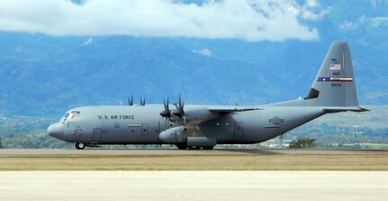 Members of Joint Task Force-Bravo's 612th Air Base Squadron offload, load, and refuel at C-130 Hercules aircraft at Soto Cano Air Base, Honduras, Jan. 8, 2014. The C-130 makes regular flights to Soto Cano to deliver supplies to the base, as well as to deliver items back to the United States. The 612 ABS provides a day and night, all-weather, C-5 capable airfield, base operations support, air traffic control, weather, crash and fire rescue, logistics and base civil engineers to support theater-wide USSOUTHCOM operations. (U.S. Air Force photos by Tech. Sgt. Stacy Rogers)
 