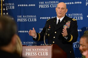 Chief of Staff of the Army Gen. Ray Odierno speaks during a question and answer session at the National Press Club in Washington, D.C., Jan. 7, 2013. (U.S. Army photo by Lisa Ferdinando)