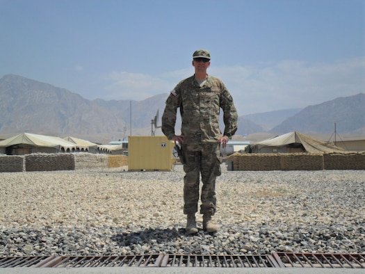 Maj. Doug Kaupa, a 1995 U.S. Air Force Academy graduate and astronautics instructor, deployed to Afghanistan in 2013. While there, he distributed star charts and space images to 250 Afghan children through Discover the Universe, a program educating them on the planets, stars and constellations that dress the night sky. (Courtesy photo/Maj.Doug Kaupa)