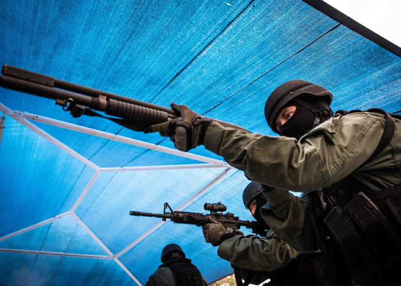 The CINC Installation Excellence Award Team Visited Travis AFB, Calif., on Jan. 6, 2014, to consider the base for their 2013 award. Already a finalist, Travis Airmen showed off a multitude of innovations and efforts that help make the base "America's First Choice." (Air Force photo/Ken Wright)