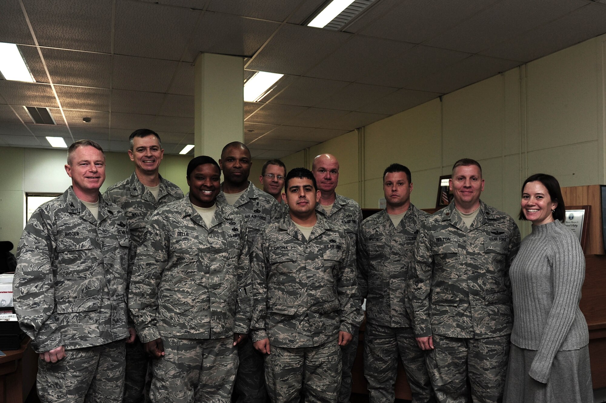 Airmen assigned to the 39th Air Base Wing Safety office were awarded this week’s “Pick of the Lik” Jan. 8, 2014, at Incirlik Air Base, Turkey. The 39th Air Base Wing leadership recognizes Airmen who are handpicked by their units for demonstrating outstanding leadership and job performance abilities. (U.S. Air Force photo by Airman 1st Class Nicole Sikorski/Released)