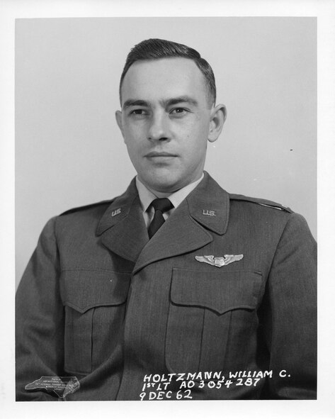 William C. "Bill" Holtzmann; Highest Rank Unk; 1962 Photo; Position Held Unk; 156 Airlift Squadron  (Photo by NCANG Heritage Program)