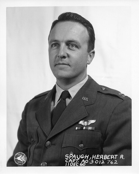 Herbert A. "Herb" Spaugh; Lt Col; 1960 Photo; Positions Held Unk; 156th Fighter Interceptor Squadorn; 156 Airlift Squadron  (Photo by NCANG Heritage Program)