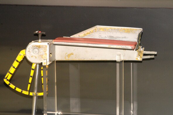 DAYTON, Ohio - Items from the loss of B-52G "BRASS 02" on display in the Southeast Asia War Gallery at the National Museum of the U.S. Air Force. (U.S. Air Force photo)

