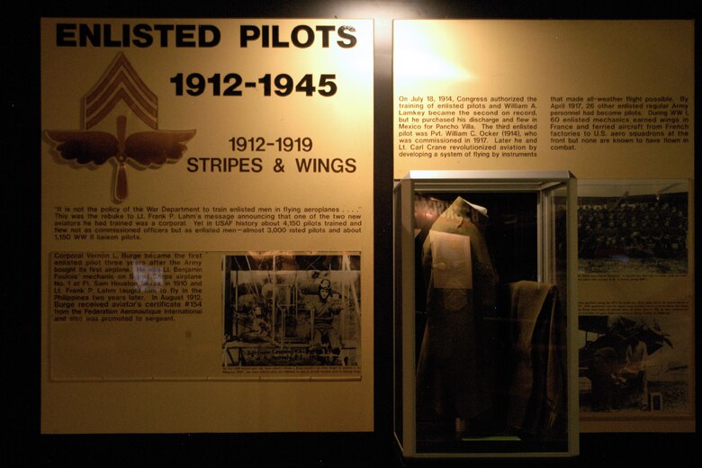 Enlisted Pilots 1912 1945 National Museum Of The United States Air Force Display