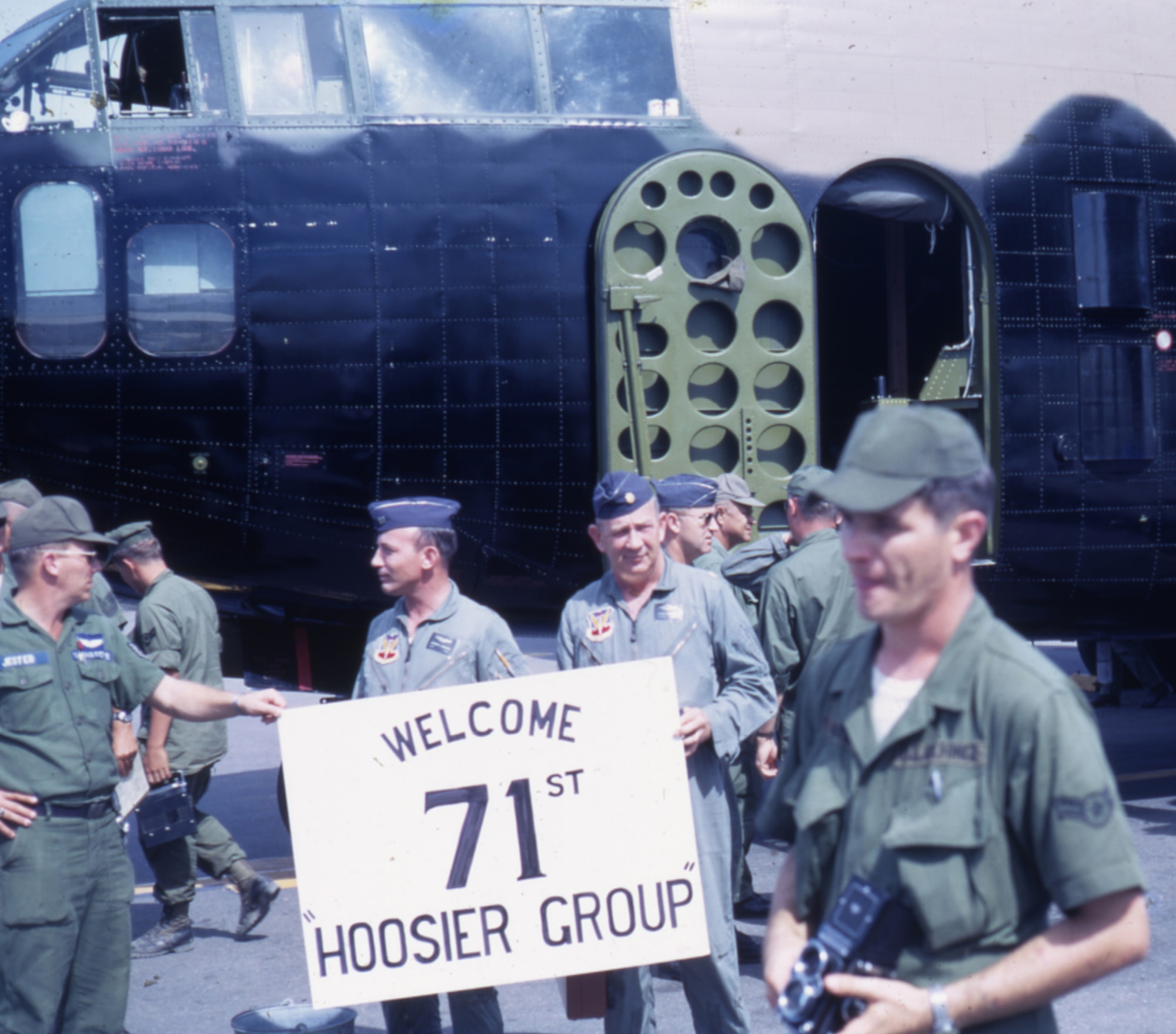 The 71st Special Operations Squadron arrived in South Vietnam in December 1968.  The 71st SOS was originally stationed at Bakalar AFB, Ind., and most of its members were “Hoosiers” (Indiana citizens). (U.S. Air Force photo)