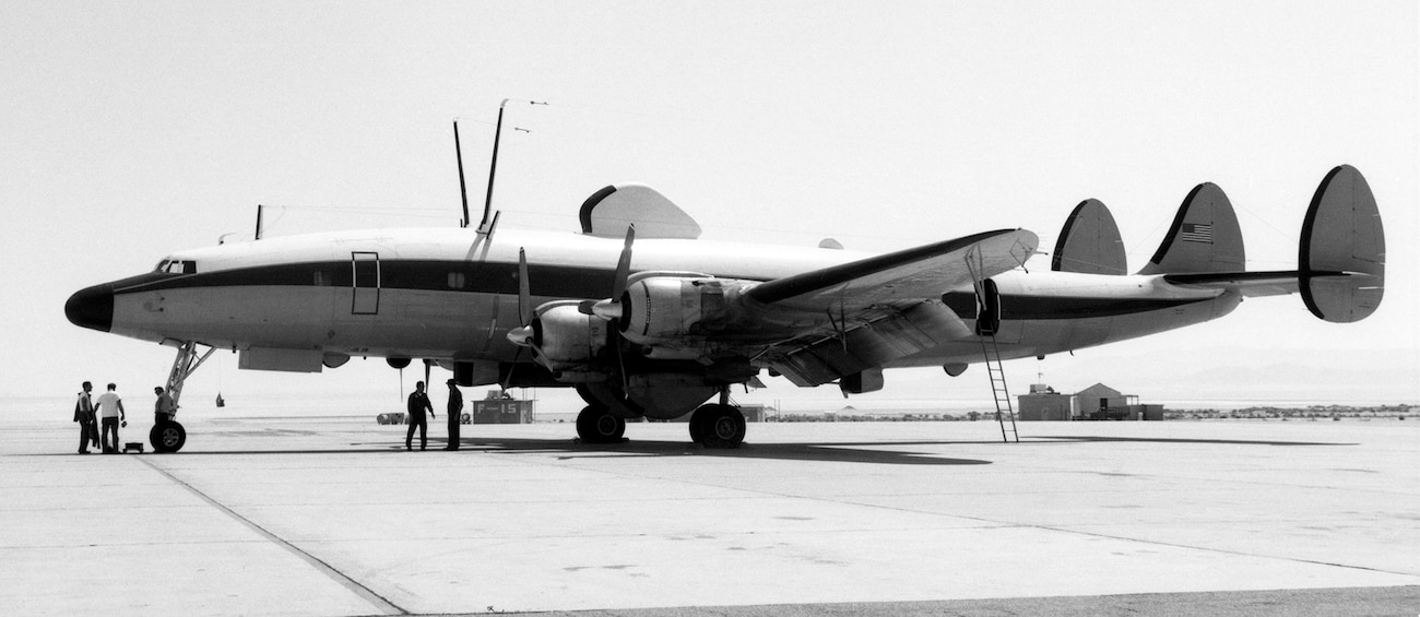 From July 1970 to January 1971, two EC-121S Super Constellations of the Pennsylvania ANG’s 193rd Tactical Electronic Warfare Squadron flew psychological operations missions in Southeast Asia code named OPERATION COMMANDO BUZZ. (U.S. Air Force Photo)