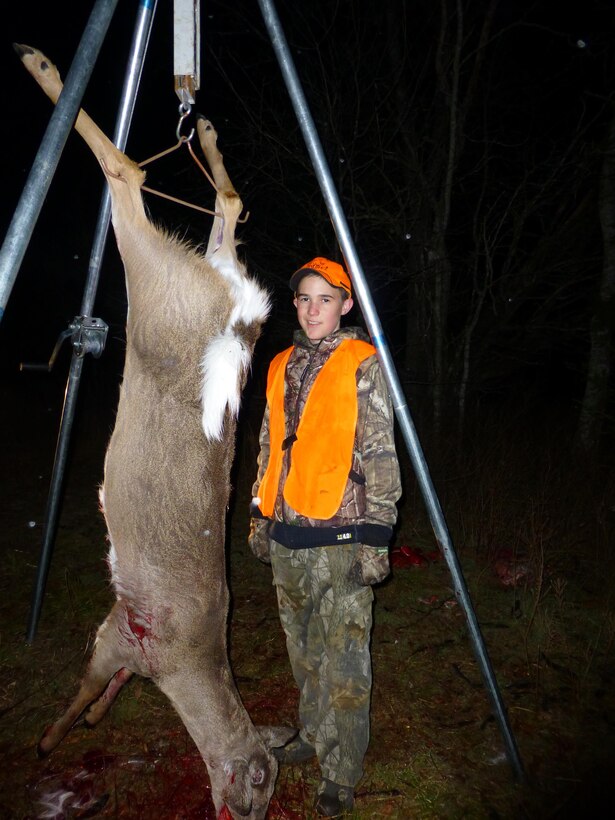 The 10 hunters spotted 60 deer with seven of them taking a shot. Two deer were harvested during the hunt. 