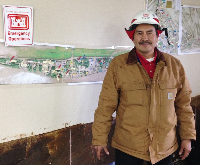 Richard David, a civil engineer for the U.S. Army Corps of Engineers – Alaska District, volunteered for 45 days during the 2013 spring flood crisis in Galena, Alaska. His tour of duty provided the citizens of Galena with helping hands and a familiar face.