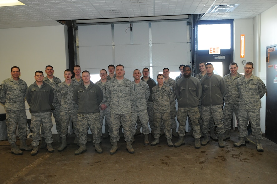 The Heating, Ventilation, Air Conditioning and Refrigeration (HVAC/R) shop works within the Operations Flight in the Civil Engineer Squadron and is responsible for sustaining 339 facilities valued $4.8B, supporting 11.6K military and civilian personnel.  The shop is manned by 39 Airmen and 8 civilians, all of whom installs, diagnose, and perform repairs on HVAC/R systems.  Additionally, the shop follows strict compliance of HAZMAT and ozone depleting gases to stay within strict EPA guidelines. (Photo courtesy of the Command Chief’s Office)
