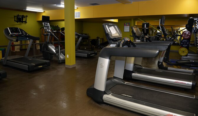 The family fitness room is one of the first projects completed in the Bellamy Fitness Center at Ellsworth Air Force Base, S.D., Jan. 6, 2014. Renovations began November when the Department of Defense provided a grant of more than $1.2 million to Ellsworth, funding a total of four projects in the fitness center. (U.S. Air Force photo by Airman 1st Class Rebecca Imwalle/ Released)