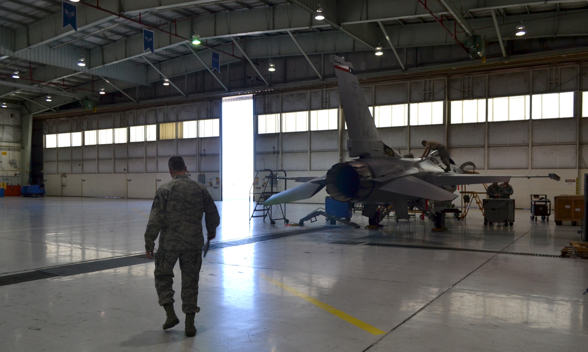 Chief Master Sgt. Steve Bell, 301st Maintenance Group Quality Assurance Superintendent, prepares to oversee the inspection of an F-16's 20mm cannon. QA inspectors often view themselves as unwanted guests during a unit visit, but Bell sees his work as beneficial to his fellow Airmen and the overall mission. (U.S. Air Force photo/TSgt Shawn McCowan)