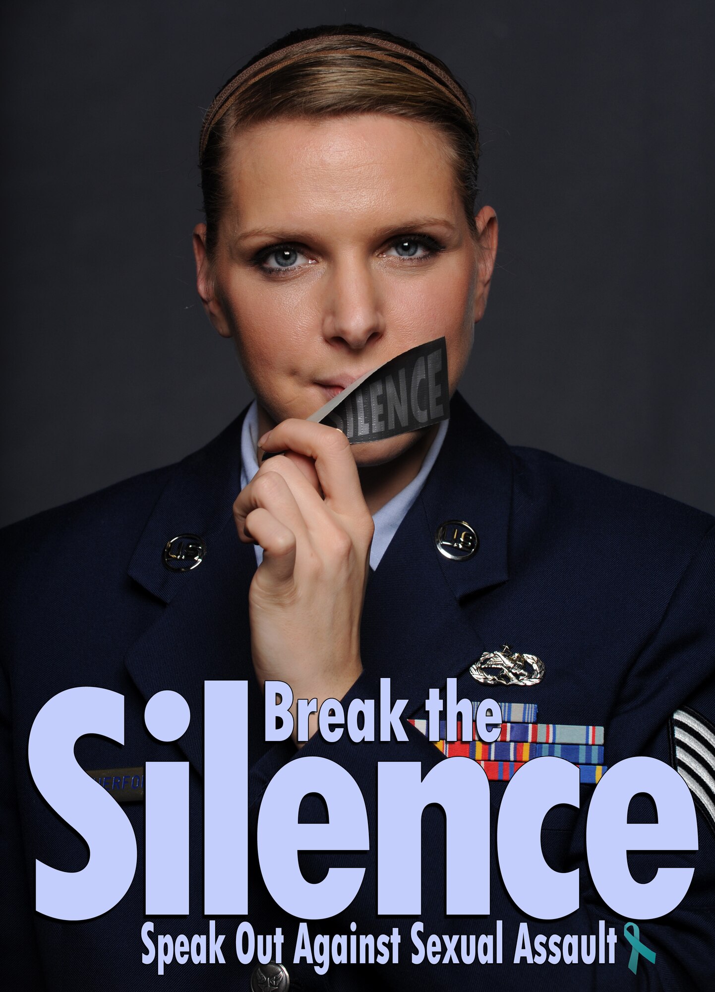 SPANGDAHLEM AIR BASE, Germany –To raise awareness among Saber Airmen, the sexual assault response coordinator office and 52nd Fighter Wing Public Affairs office have partnered to create innovative advertising posters as part of their marketing campaign against sexual assault. (U.S. Air Force photo illustration by Tech. Sgt. Jonathan Pomeroy/Released)
