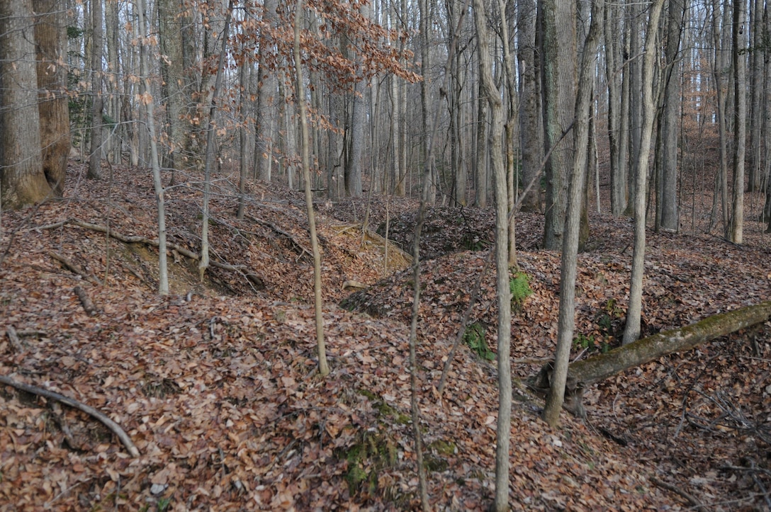 Not far from the present-day golf course, the remains of a network of training trenches from the World War I era can still be found. Quantico was established for the purpose of training Marines, especially officers, to fight in the first world war, when trench warfare was at its height.