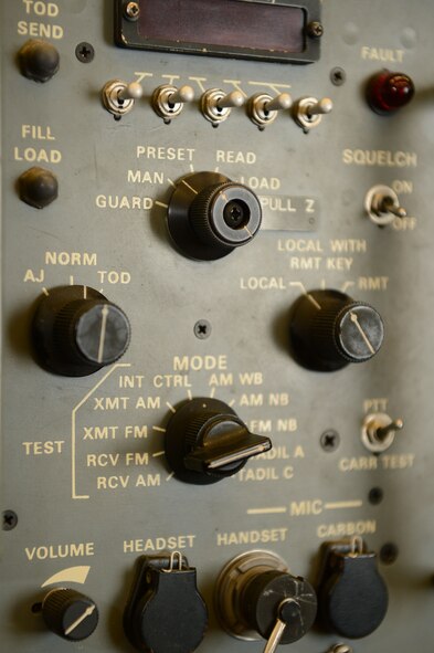 SPANGDAHLEM AIR BASE, Germany -- U.S. Air Force Senior Airman Alex Lollar, 606th Air Control Squadron radio frequencies transmissions systems technician from Pensacola Fla., works on radios to support deployed operations Jan. 15, 2014. The 606th Air Control Squadron is a self-sustaining squadron consisting of maintenance, supply and approximately 19 other specialties. (U.S. Air Force photo by Airman 1st Class Kyle Gese/Released)