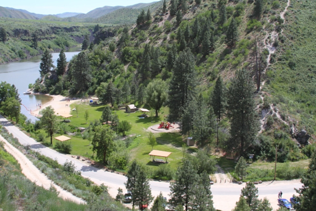 Robie Creek Park is a lesser known gem of Lucky Peak Lake.