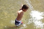 On a hot summer day the cool waters of Lucky Peak Lake fit the bill.