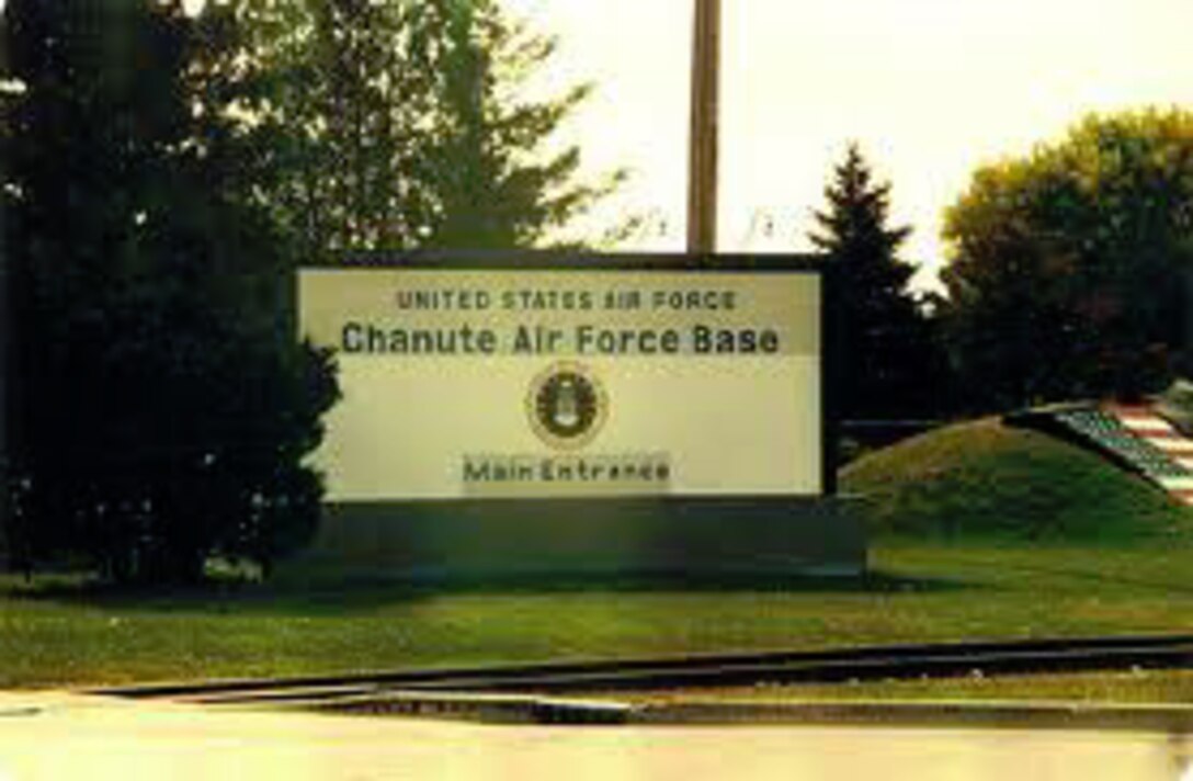 This sign welcomed visitors when Chanute Field was renamed Chanute Air Force Base in 1948.