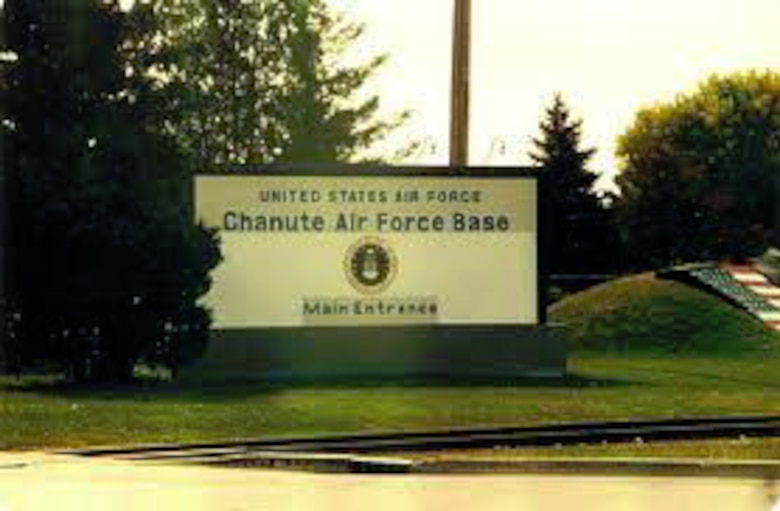 This sign welcomed visitors when Chanute Field was renamed Chanute Air Force Base in 1948.