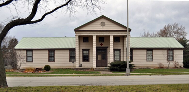 ERDC-CERL documented historic architectural features of Chanute’s Red Cross building.