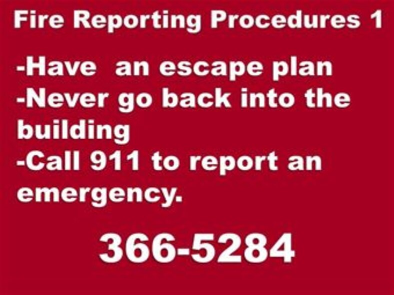 140117 Fire Reporting 1