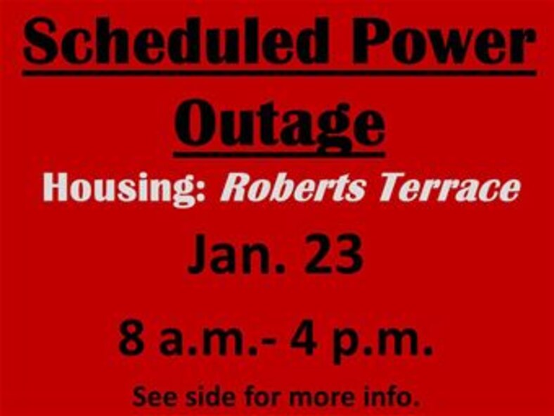 140117 Scheduled Power Outage
