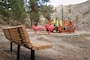 The playground at Robie Creek Park on Lucky Peak Lake.