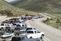 The Spillway at Lucky Peak Dam accommodates overflow parking from nearby launch areas as well as truck-trailer rigs that are too large to fit into the marked parking stalls.