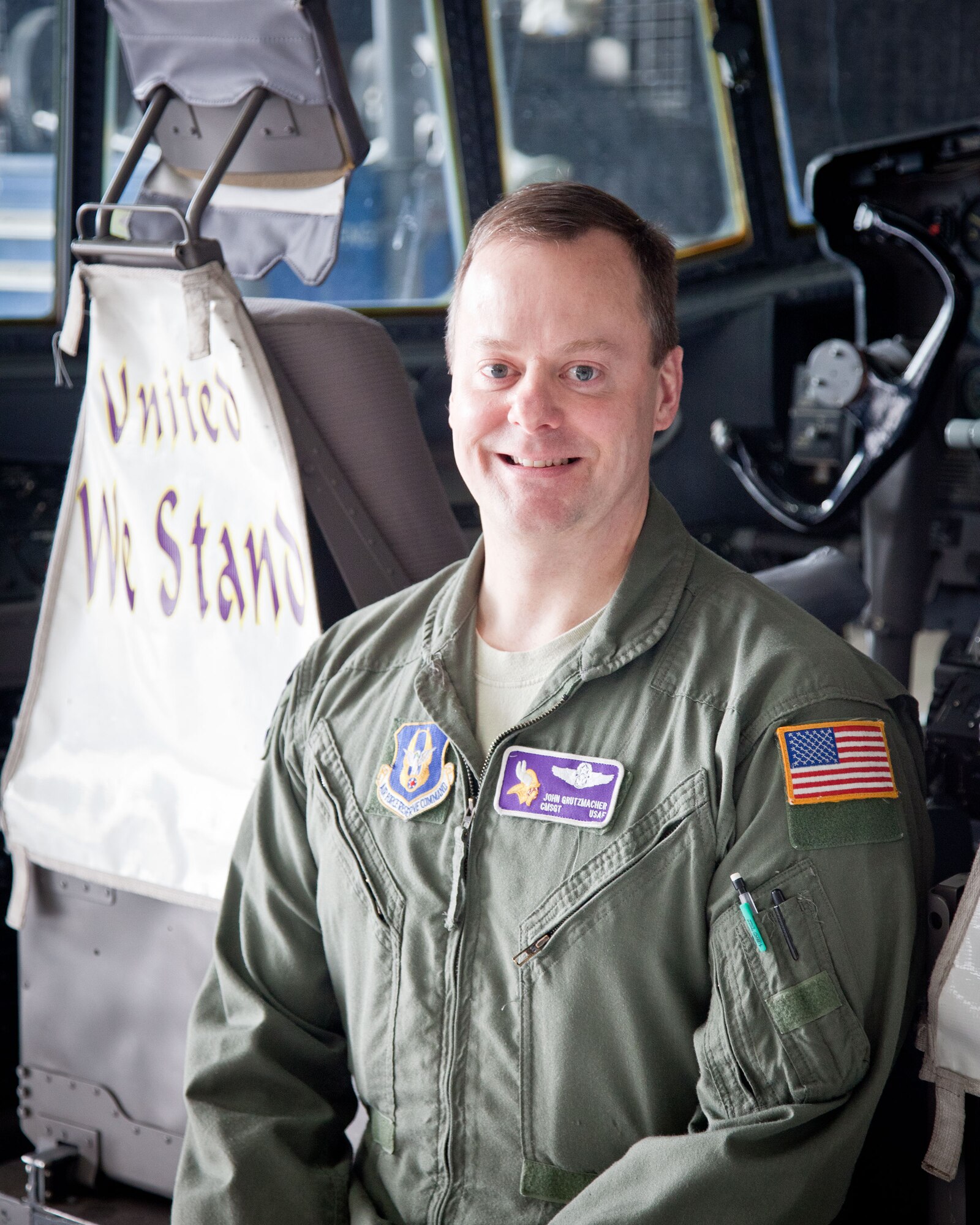 Man on the street: What is your New Year's resolution? 
"My New Year's resolution is to not make any more New Year's resolutions," says Chief Master Sgt. John Grutzmacher, 96th Airlift Squadron, Chief loadmaster. (U.S. Air Force photo by Staff Sgt. Carla Fernandez/Released)