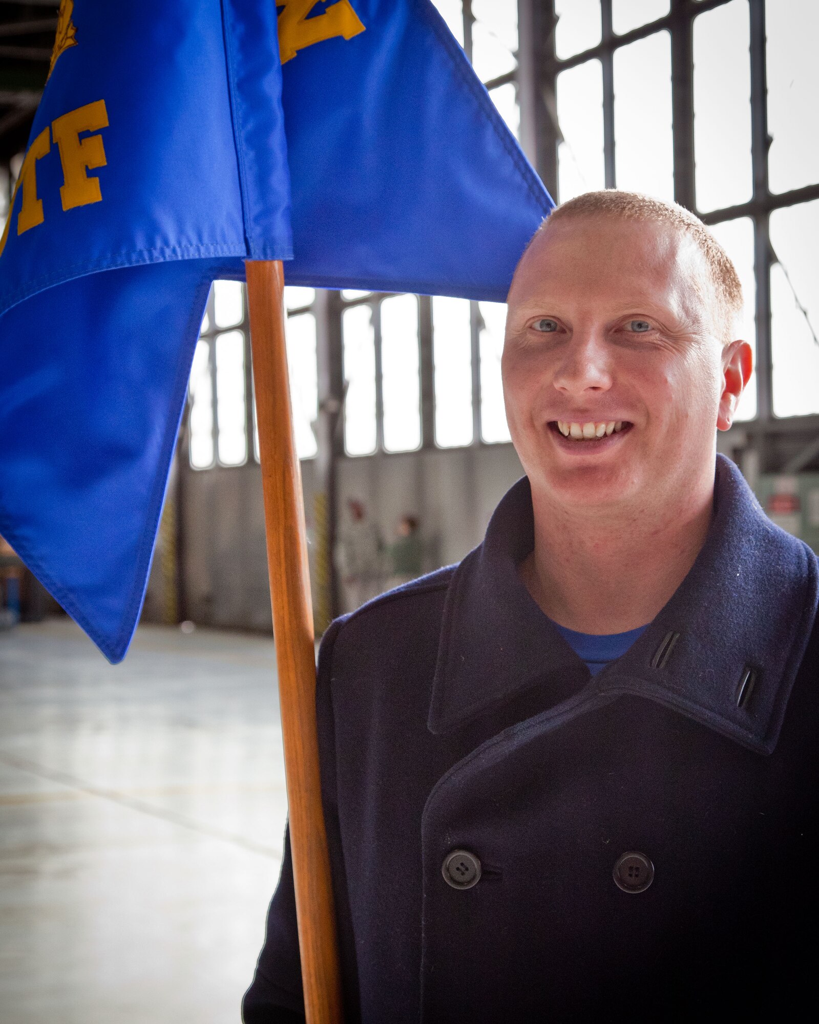 Man on the street: What is your New Year's resolution? 
"My New Year's resolution is to make it through Basic Military Training," says Trainee William Vievering, 934th Development and Training Flight. (U.S. Air Force photo by Shannon McKay/Released)