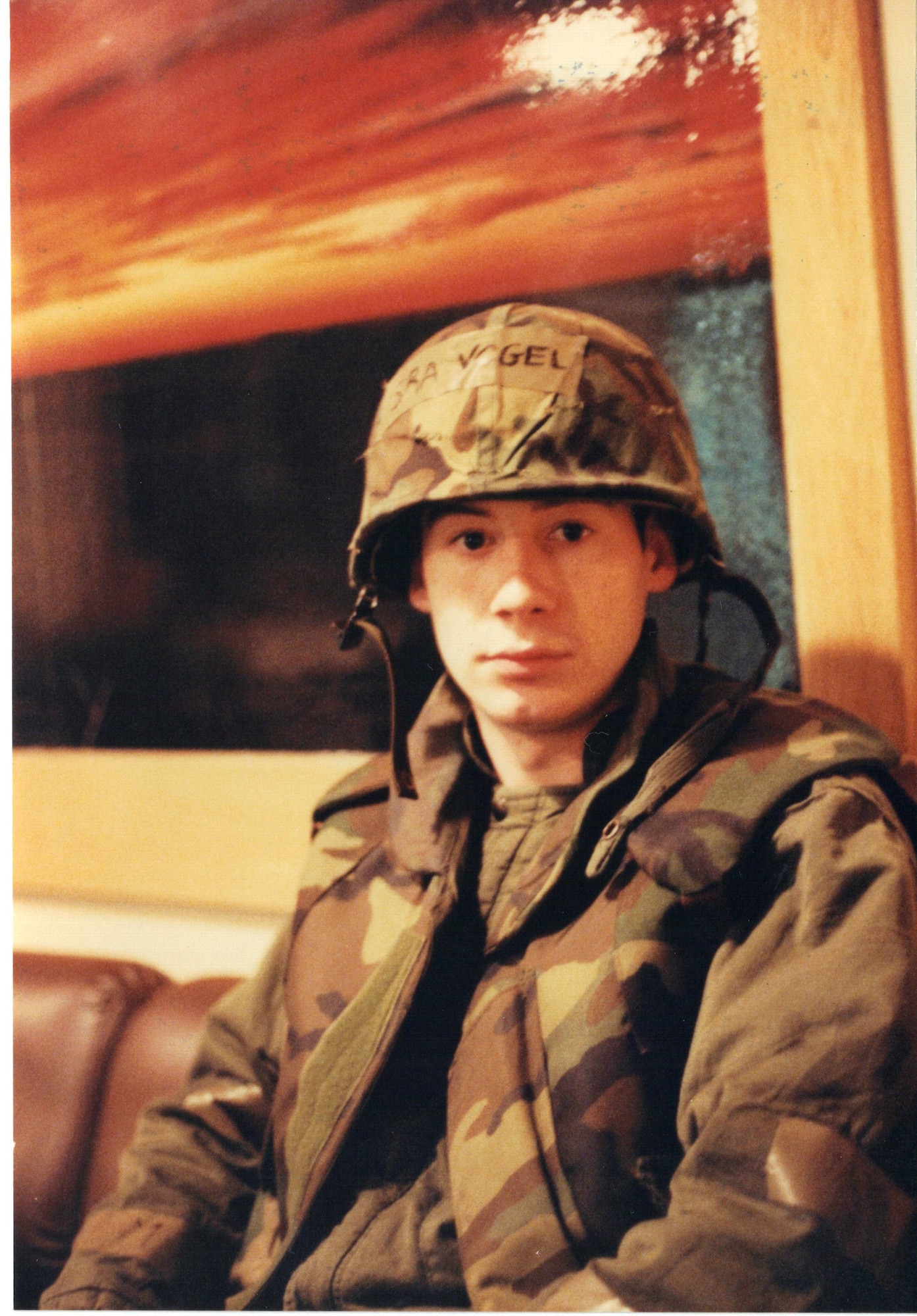 Chief Master Sgt. Richard Vogel, 51st Medical Group superintendent, is pictured as a senior airman during an operational readiness exercise at Osan Air Base, Republic of Korea, 1988. Vogel has held positions ranging from 51st Dental Squadron dental technician and the squadron’s superintendent, to the superintendent for the 51st MDG during his four tours in the ROK. (Courtesy Photo/Chief Master Sgt. Richard Vogel)