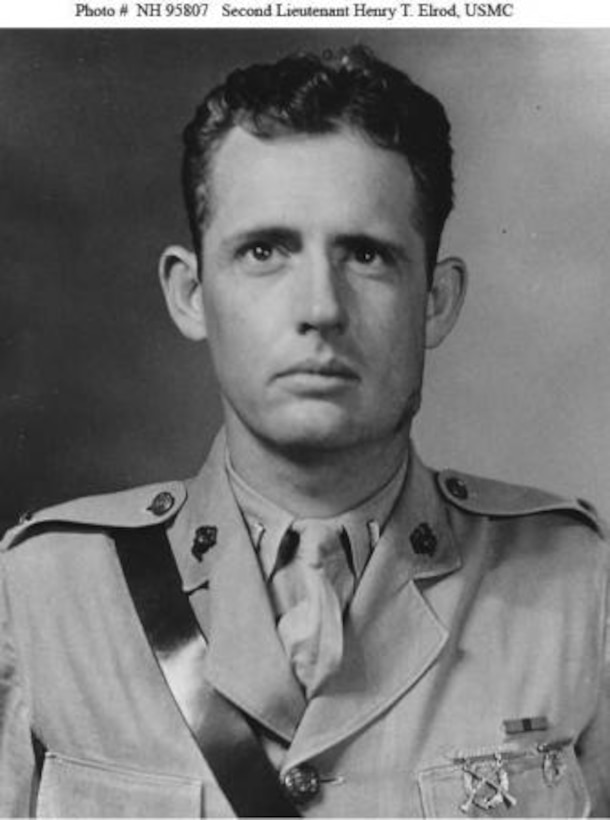 Lance Cpl. Garrett White 
A picture of Henry T. Elrod, Marine aviator during World War II, when he was a second lieutenant.
