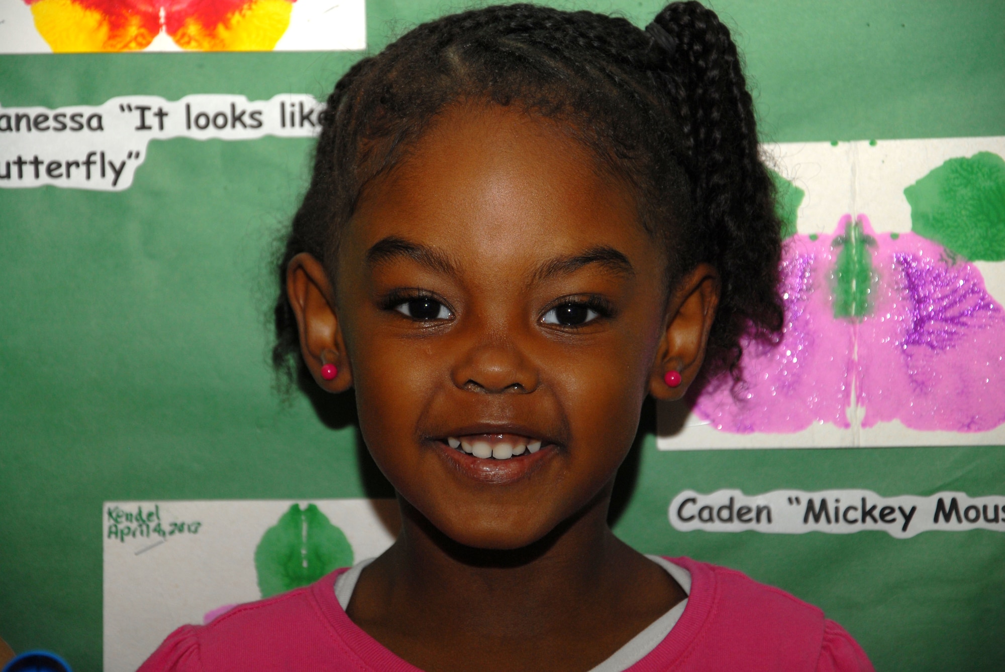 Carmen Bowen smiles for a picture at Little Rock Air Force Base, Ark. (U.S. Air Force photo by Senior Airman Regina Agoha)