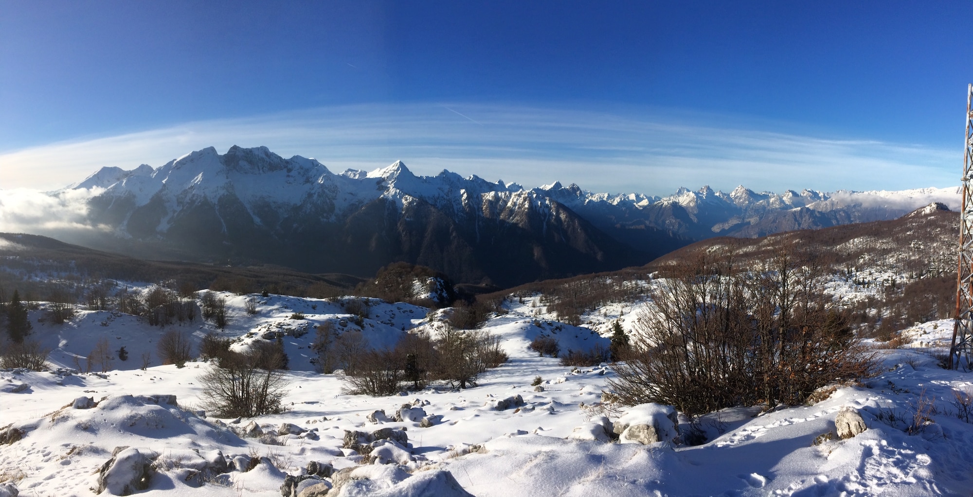 A panoramic photograph of Piancavallo from Pala Fontana peak. Average hiking time to Pala Fontana is three and a half hours. (U.S. Air Force photo/Staff Sgt. R.J. Biermann)
