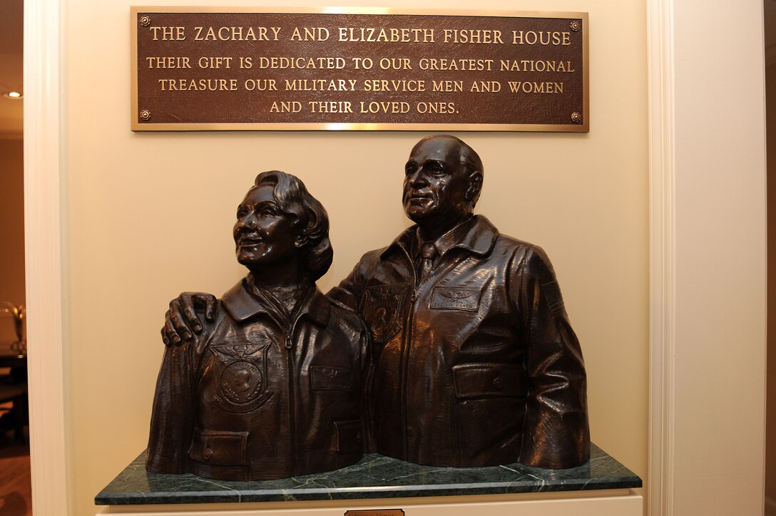 The Naval Medical Center Portsmouth Fisher House is one of more than 60 houses donated to the government, designed to house the families of injured, wounded, sick or terminally ill patients in medical treatment facilities. Zachary Fisher first established the Zachary and Elizabeth M. Fisher Armed Services Foundation in 1983. (U.S. Air Force photo by Senior Airman Brittany Paerschke-O’Brien/Released)