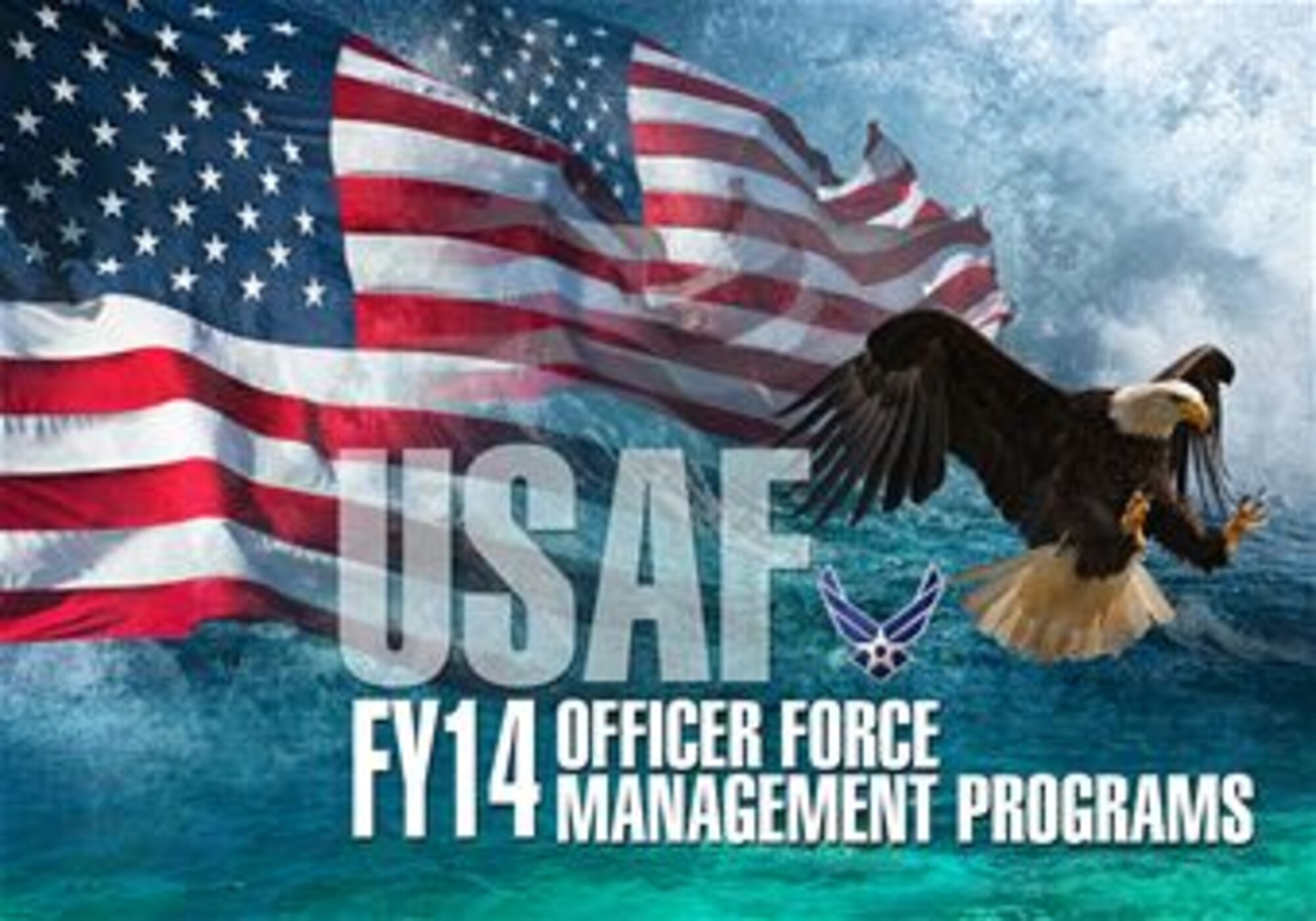Fiscal Year 2014 commissioned personnel force management programs. (U.S. Air Force graphic by Naoko Shimoji)