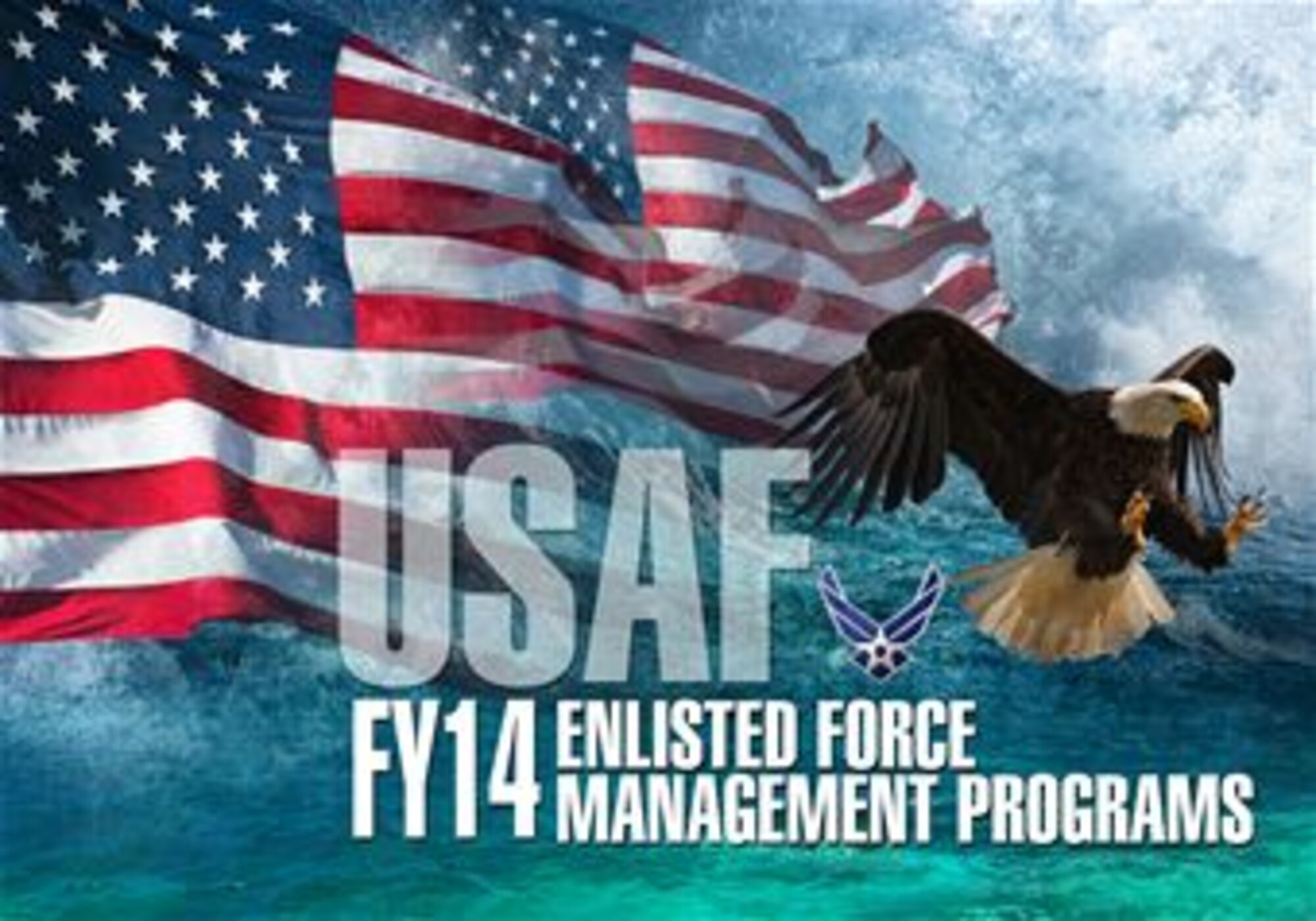 Fiscal Year 2014 enlisted force management programs. (U.S. Air Force graphic by Naoko Shimoji)