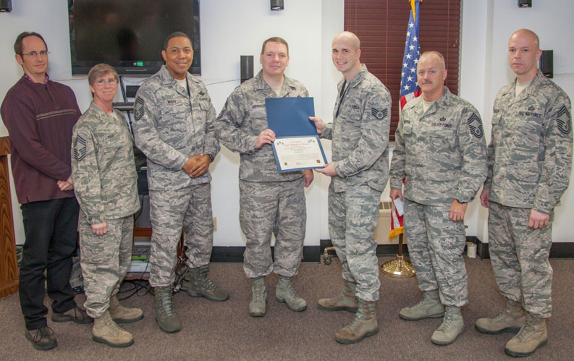 SSgt Prosser was selected as the Chief's Group Choice Award winner.
