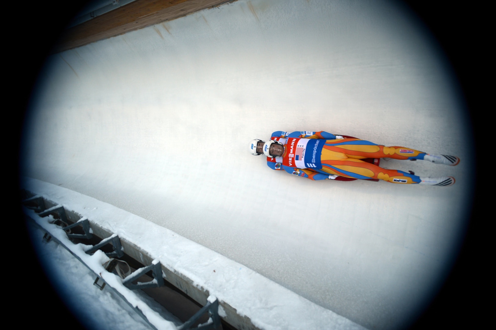 U.S. Army World Class Athlete Program lugers Sgt. Matt Mortensen and Sgt. Preston Griffall anchor Team USA's silver-medal performance in the team relay at the 2013 World Cup Luge stop Dec. 14 at Utah Olympic Park in Park City, Utah. Kate Hansen and Chris Mazdzer provided the women's and men's legs of the event, which will make its Olympic debut Feb. 13 at the 2014 Winter Games in Sochi, Russia. U.S. Army photo by Tim Hipps, IMCOM Public Affairs