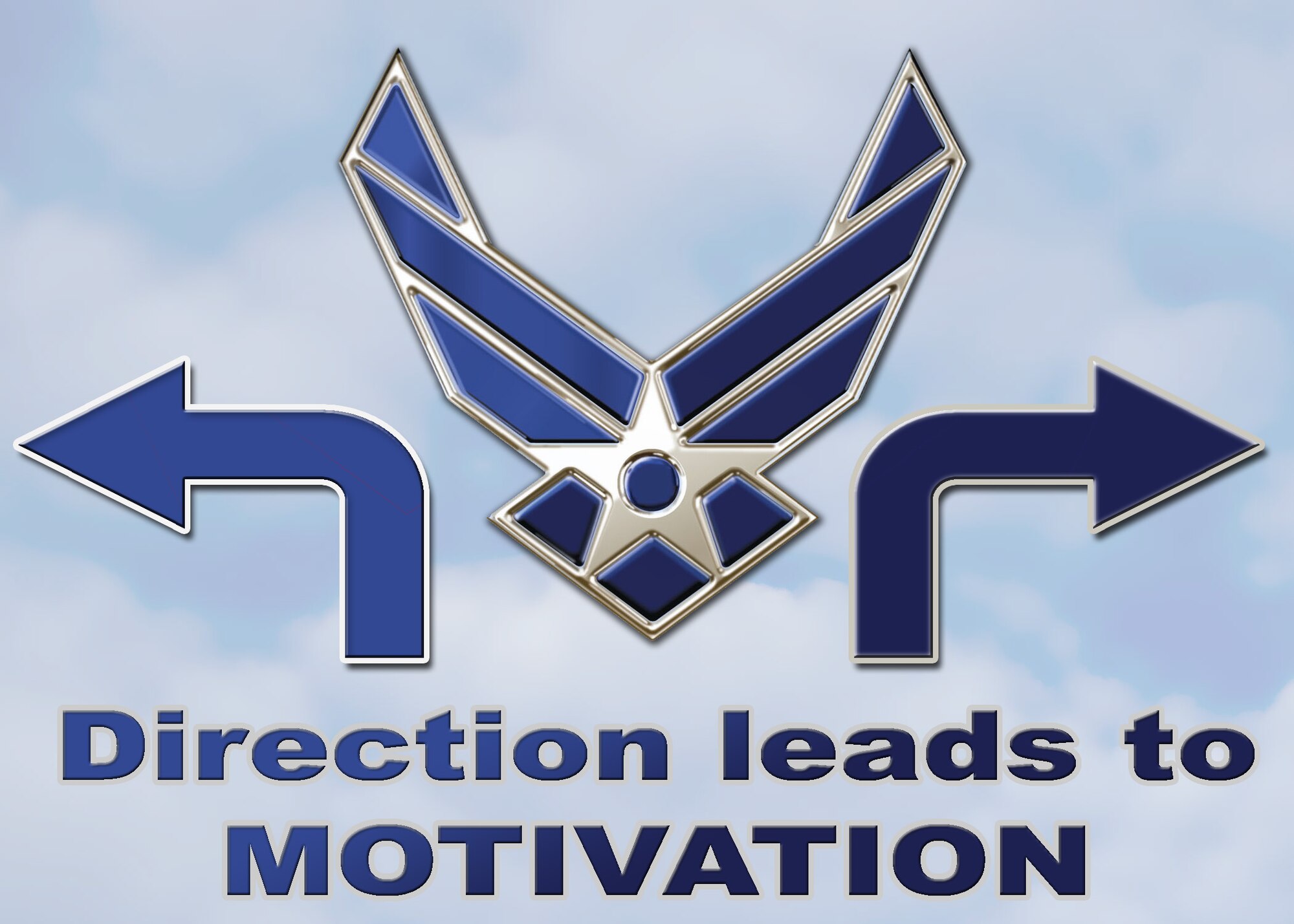 Commentary: Direction leads to motivation - I once heard a man say a person who lacks direction in life is a person who gets unmotivated about it.  (U.S. Air Force Reserve graphic by Michael Dukes)
