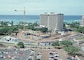 Original tower construction of the Hale Koa Hotel at Ft. DeRussy in 1974. 