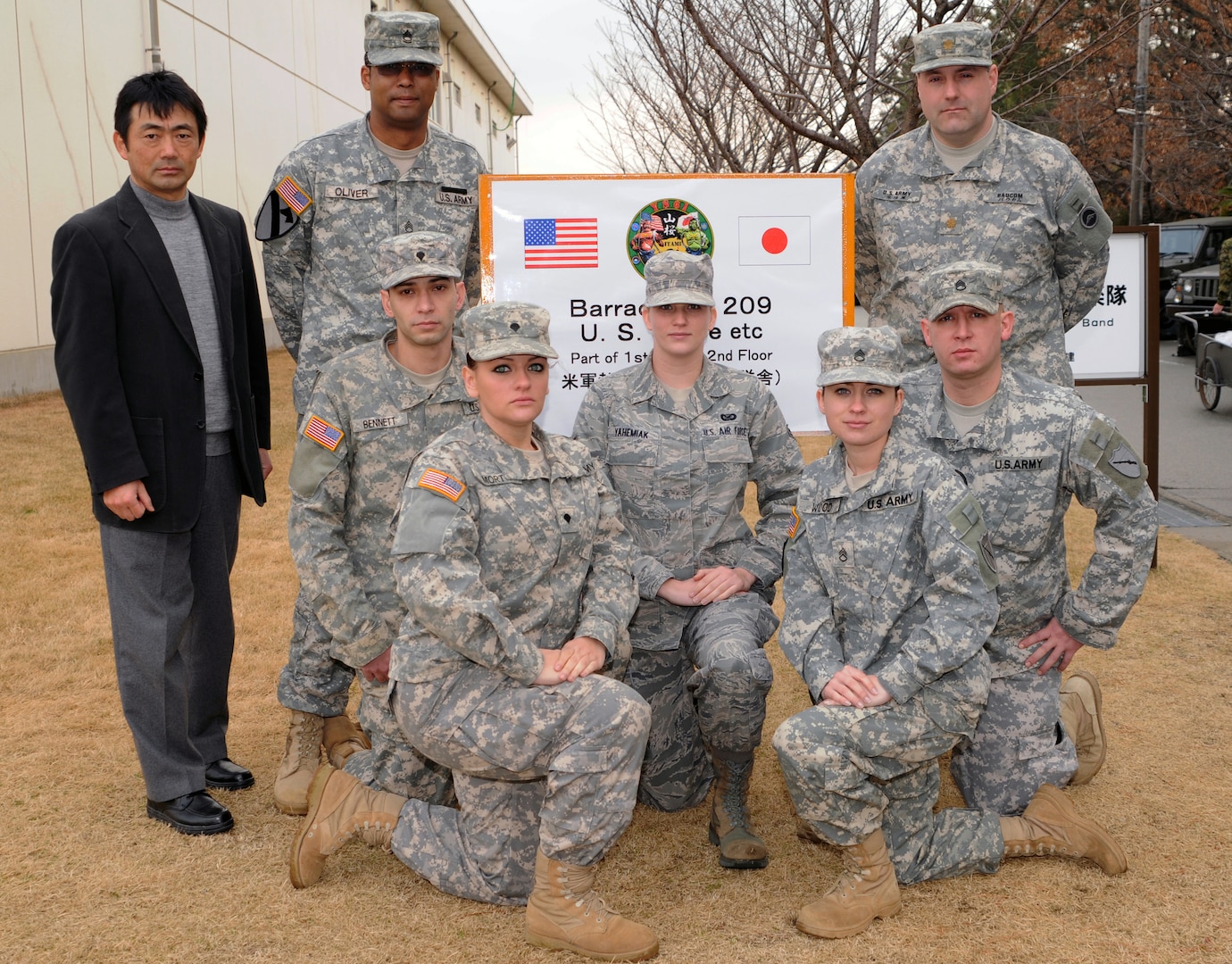 Members of the Yama Sakura 61's Public Affairs Office tell the stories of the personnel associated with the exercise. Members include: Mr. Hideo Kawada, Sgt. 1st Class Michael Oliver, Army Maj. Randall Baucom, Army Spc. Josh Bennett, Air Force Airman 1st Class Laura Yahemiak, Army Staff Sgt. Fredrick Varney, Army Spc. Brandy Mort and Army Staff Sgt. Rebecca Wood.