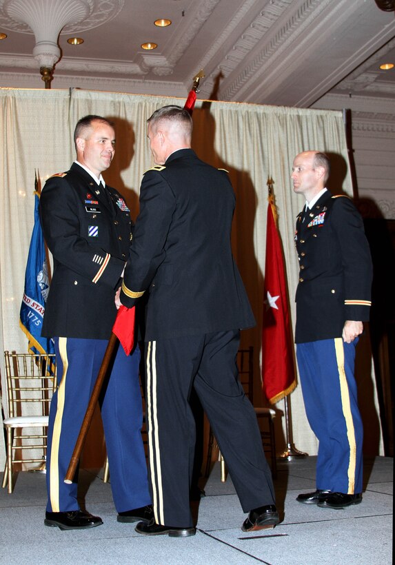 The U.S. Army Corps of Engineers' Philadelphia District ushered in a new era of leadership as Lt. Col. Michael A. Bliss assumed command from Lt. Col. John C. Becking during a July 1 ceremony in the Wanamaker Building's Crystal Tea Room. Bliss is the 58th commander in the District's history. 