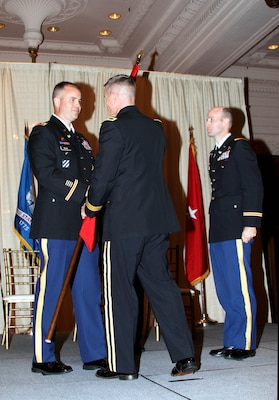 The U.S. Army Corps of Engineers' Philadelphia District ushered in a new era of leadership as Lt. Col. Michael A. Bliss assumed command from Lt. Col. John C. Becking during a July 1 ceremony in the Wanamaker Building's Crystal Tea Room. Bliss is the 58th commander in the District's history. 