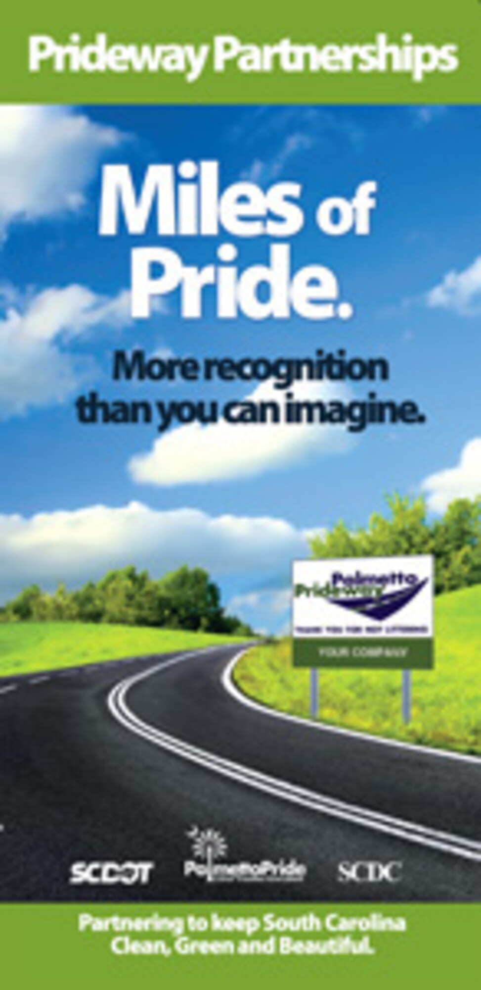 Shaw Air Force Base, S.C., has been involved with the Adopt a Highway program of South Carolina since May, 2001. 25 units on Shaw have sponsored roads in Sumter County, which entails more than 2,200 miles of road. (Courtesy graphic by South Carolina Department of Transportation)